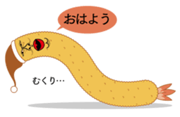 Fried prawn group sticker #961334