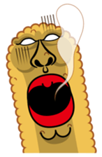 Fried prawn group sticker #961349