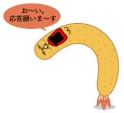 Fried prawn group sticker #961353