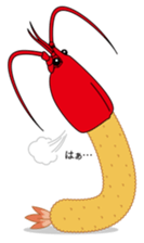 Fried prawn group sticker #961359