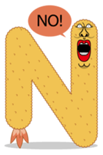 Fried prawn group sticker #961361