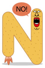 Fried prawn group sticker #961361