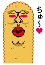 Fried prawn group sticker #961363