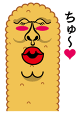 Fried prawn group sticker #961363