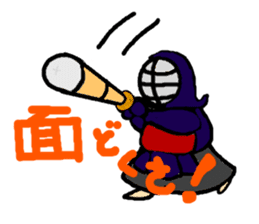 japanese swordman sticker #961847