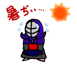 japanese swordman sticker #961851