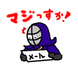 japanese swordman sticker #961860