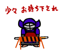 japanese swordman sticker #961864