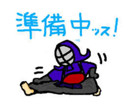 japanese swordman sticker #961869