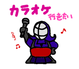 japanese swordman sticker #961880