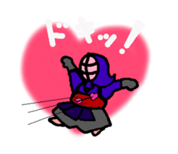 japanese swordman sticker #961883