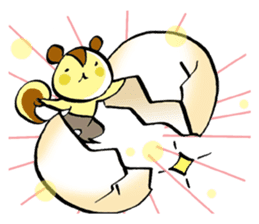 The maman of a squirrel sticker #962022