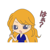 Japanese gal sticker #962130