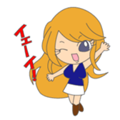 Japanese gal sticker #962132