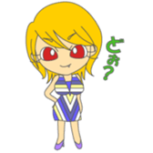 Japanese gal sticker #962137