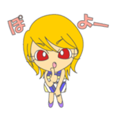 Japanese gal sticker #962139