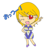 Japanese gal sticker #962141