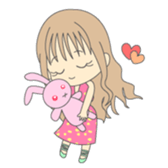 Japanese gal sticker #962154