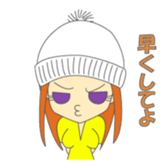 Japanese gal sticker #962161