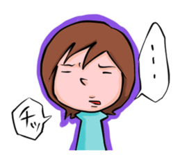 Lethargic Woman sticker #962552