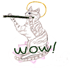 Cat-Happy praise of the Luna Kannon sticker #962692