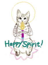 Cat-Happy praise of the Luna Kannon sticker #962696