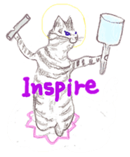 Cat-Happy praise of the Luna Kannon sticker #962699