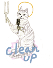 Cat-Happy praise of the Luna Kannon sticker #962709