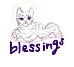 Cat-Happy praise of the Luna Kannon sticker #962711