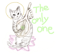 Cat-Happy praise of the Luna Kannon sticker #962714