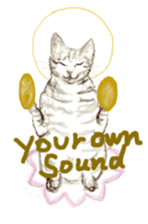 Cat-Happy praise of the Luna Kannon sticker #962717