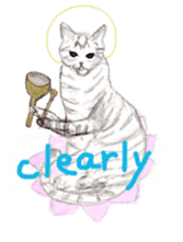 Cat-Happy praise of the Luna Kannon sticker #962720