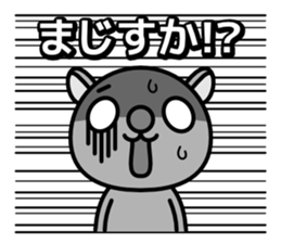 Red nose and one eyebrow man sticker #962738