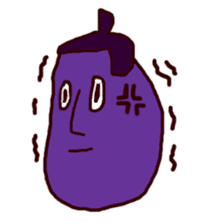 no motivation eggplant sticker #964042