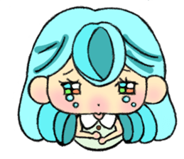 kawaii Girls sticker #964056