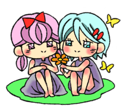 kawaii Girls sticker #964062