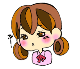 kawaii Girls sticker #964081