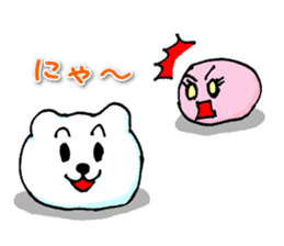 Lisa And Eddie Red And White Rice Cakes sticker #964398