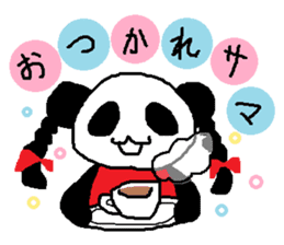 Panda girl sticker #964548