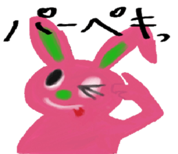 rabbit.cat and caterpillar sticker #964569