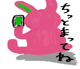rabbit.cat and caterpillar sticker #964572