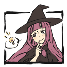 Day-to-day witches sticker #964934