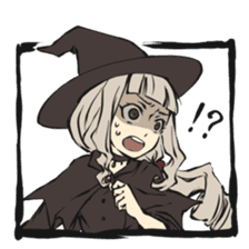 Day-to-day witches sticker #964938