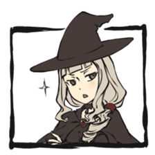 Day-to-day witches sticker #964941