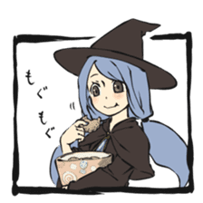 Day-to-day witches sticker #964947