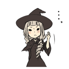 Day-to-day witches sticker #964965