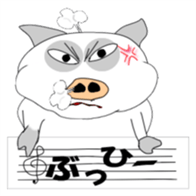 Let's talk in pig language. sticker #965251