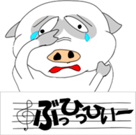 Let's talk in pig language. sticker #965254