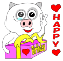 Let's talk in pig language. sticker #965275