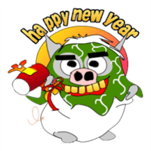 Let's talk in pig language. sticker #965280